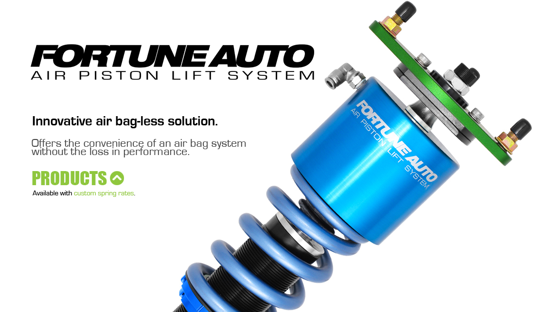 Fortune Auto Performance Coilovers HandBuilt in the USA