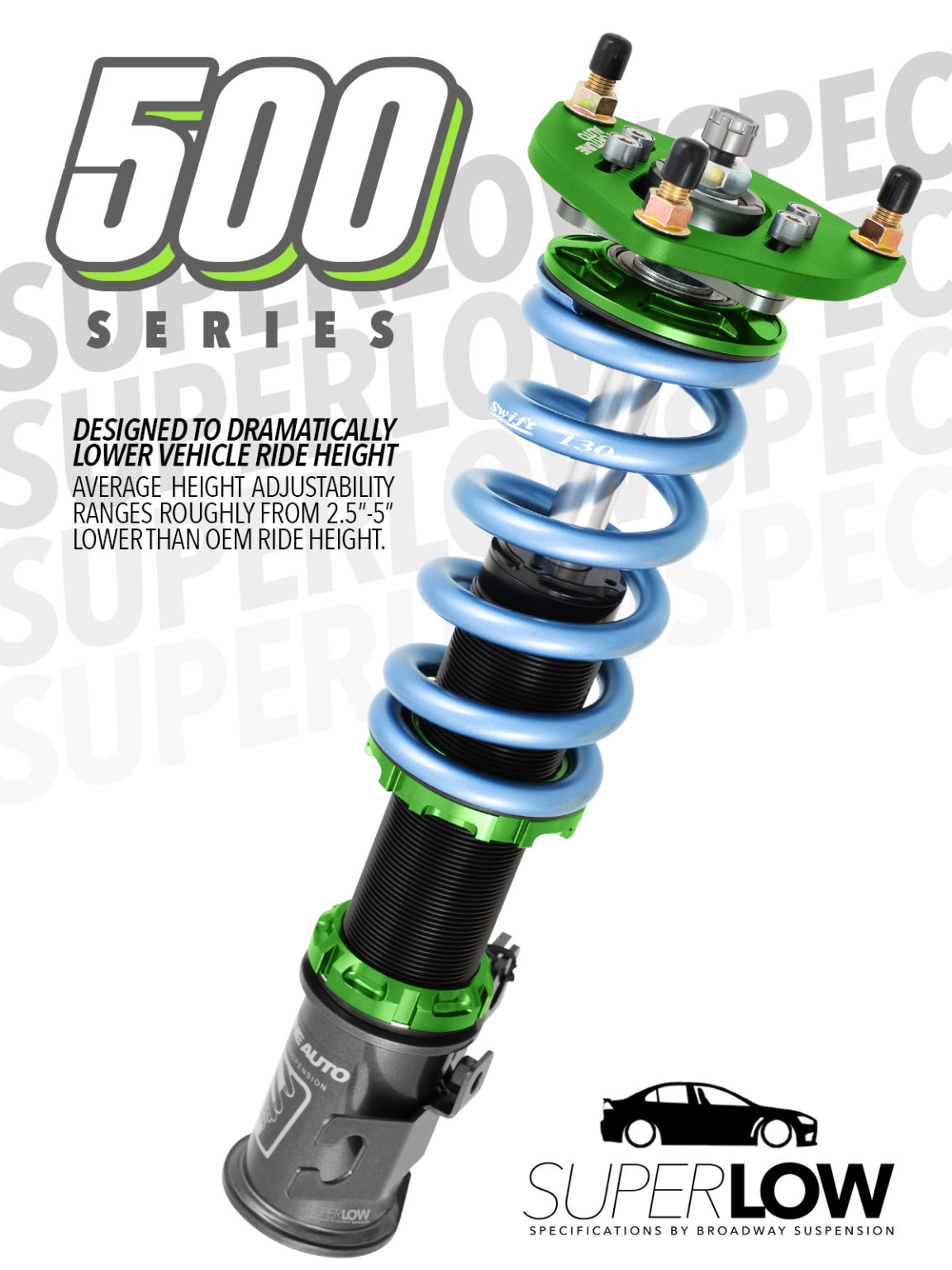 Fortune Auto 500 Coilovers - Race Proven Street Friendly Suspension