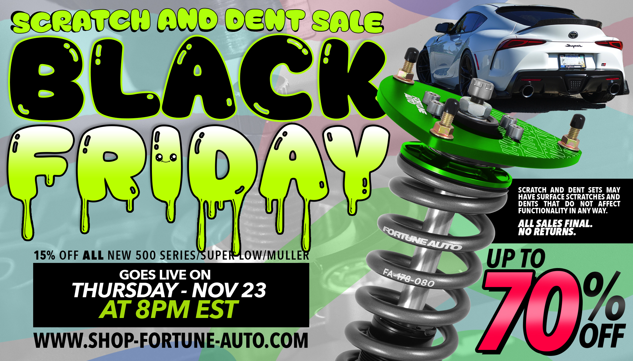 Fortune Auto Black Friday Scratch and Dent deals sale 2022