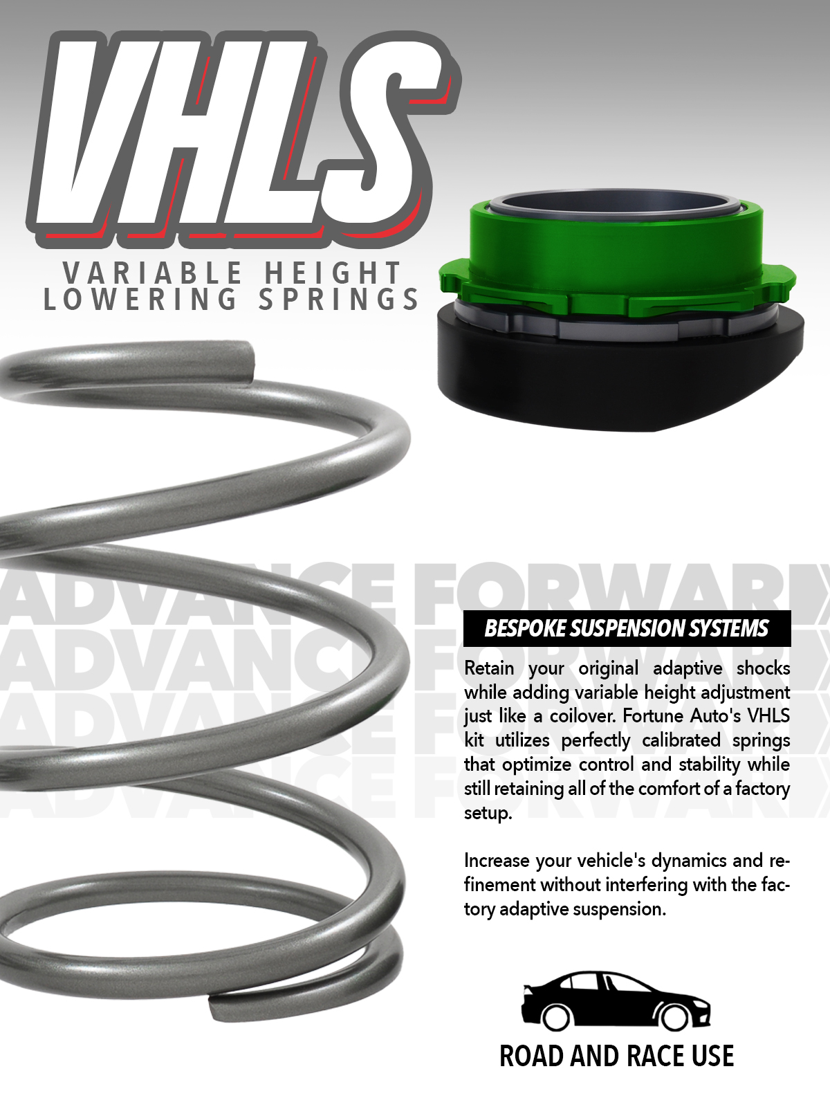 500 series coilovers from fortune auto